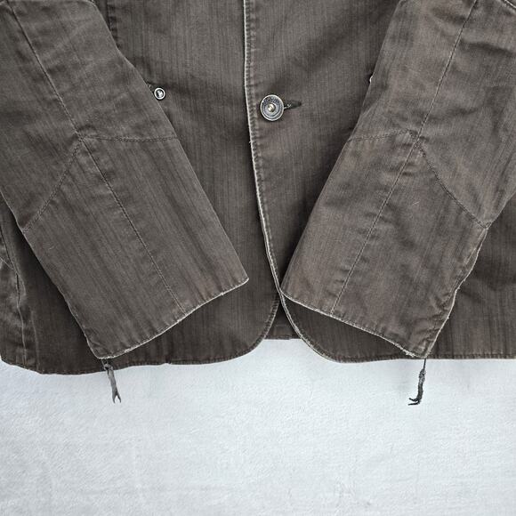 House of Howe Reconstructed Blazer Jacket Skull Lining Men's Size 42 Vtg Y2K - Picture 6 of 16